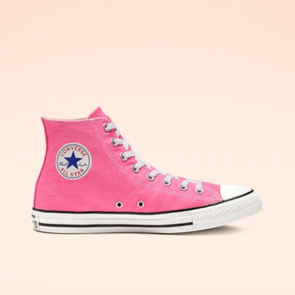 Light Pink High Top Converse